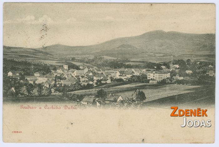 Světlotisk, krátká adresa, odesláno 1910