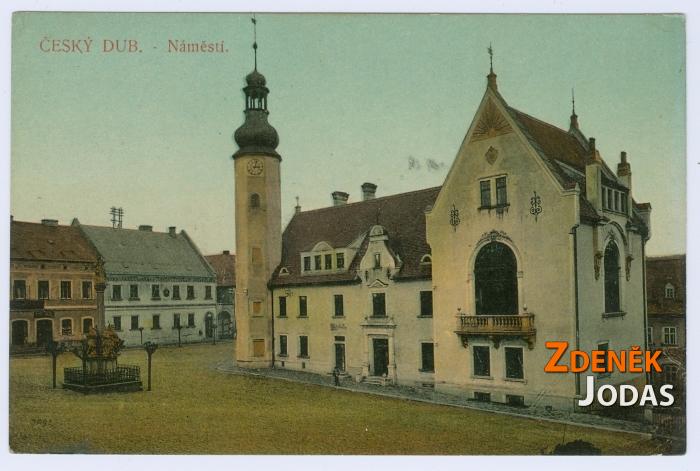Kolorovaný světlotisk, odesláno 1910