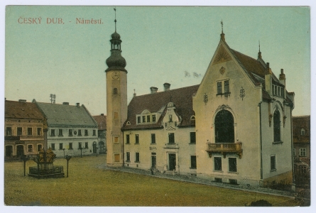 Kolorovaný světlotisk, odesláno 1910
