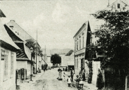 Masarykova ulice na počátku 20. století.
